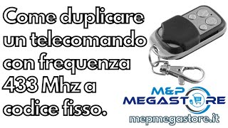 GUIDA TELECOMANDO UNIVERSALE CANCELLO FAAC CAME 4 CANALI PER TUTTI I CANCELLI A 433 mHz [upl. by Sherrod]