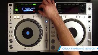 Pioneer CDJ850 Firmware Update Soundwave Tutorial [upl. by Aneekal]