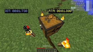 Minecraft Demo 189 Speedrun WR 1725 [upl. by Refenej]