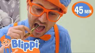 Cooking with Blippi｜BLIPPI｜Childrens Music｜Trucks For Kids｜Geckos Songs [upl. by Newel165]