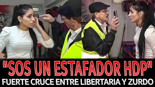 ¡FUERTE PELEA entre LEGISLADORA LIBERTARIA y el DIRIGENTE SOCIAL CHORRO [upl. by Sami183]