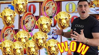 Winning BIG JACKPOTS On High Limit Buffalo Gold Slot Machine [upl. by Croix612]