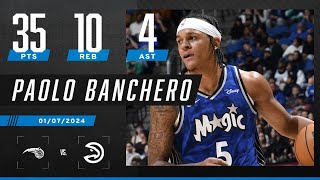 PAOLO BANCHERO HAD HIMSELF A GAME 🔥 Lead the Magic to the DUB 👏  NBA on ESPN [upl. by Merrilee]