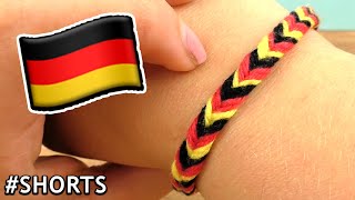 SHORTS EM Armband DIY 🇩🇪 Deutschland Fanartikel DIY [upl. by Akimehs]