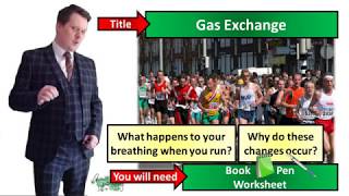 Gas Exchange  Biology  Key Stage 3  Mr Deeping [upl. by Hackney599]