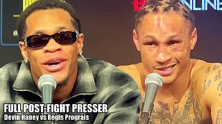 Devin Haney vs Regis Prograis • FULL POSTFIGHT PRESS CONFERENCE  Whats NEXT for both [upl. by Ahseenat453]