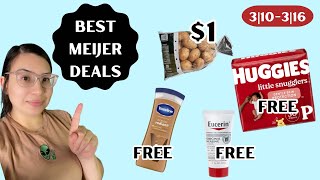 Meijer Best Deals 310316  ✨4 FREEBIES✨ 77 SALE💰 [upl. by Alius]