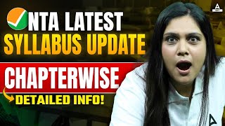 NTA Latest Syllabus Update  NEET Biology Chapter Wise Details  Garima Goel [upl. by Ahsaeym38]