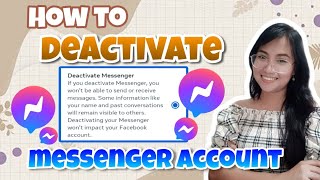 How to Deactivate Messenger Account 2023 [upl. by Ecirum]