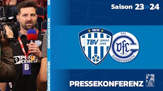 Pressekonferenz TBV Lemgo Lippe  VfL Gummersbach 230224 [upl. by Onitsoga810]