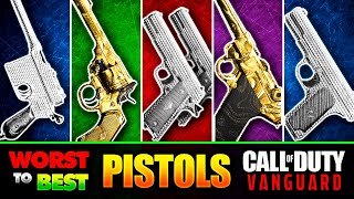 Vanguard Pistols Ranked WORST to BEST [upl. by Selrac]