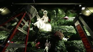 2016 Holiday Windows Destination Extraordinary  Bergdorf Goodman Windows [upl. by Rosel]