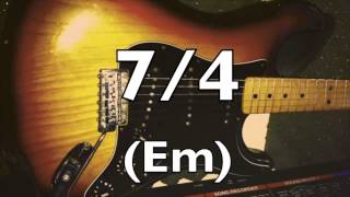 74 Prog Rock Electronica Backing Track Em [upl. by Naga]