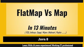 Map vs FlatMap in Java 8 [upl. by Anwahsal494]