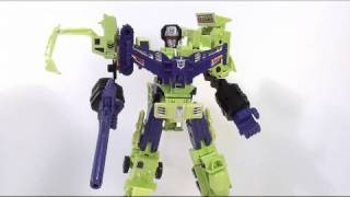 Video Review of the Crazydevycom G1 Devastator forearm upgrade parts CDMW08 [upl. by Lydia]