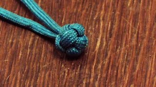 Learn How To Tie A Paracord Chinese Button Globe Knot [upl. by Tehc]