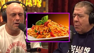 Rogan amp Joey Diaz Climax Over Italian Food [upl. by Allehcim157]