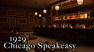 1929 Chicago Speakeasy ASMR Ambience of Golden Age Radio amp Bar Sounds for Studying Relaxing [upl. by Naujit]