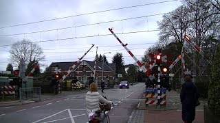 Spoorwegovergang Den Dolder  Dutch railroad crossing [upl. by Eluj]