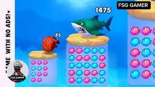 Fishdomdom Ads new trailer 18 update Gameplay hungry fish video [upl. by Nottnerb]