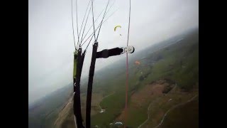 Paragliding around Mam Tor and Castleton Derbyshire [upl. by Town]