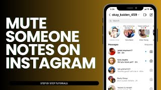 How To Mute Someone Notes On Instagram [upl. by Ahsaret]