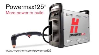 Powermax 125 Hypertherm Plasma Cutting [upl. by Jess1]