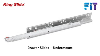 King Slide Undermount Drawer SlidesRunners Check Out the Specs and Install Process in This Clip [upl. by White993]