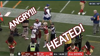 NFL Football Fights and Most Heated moments 20222023 Season Week 16 week 17 and Week 18 [upl. by Aicilana]