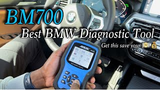 BM700 Ancel OBD Scan Tool  BMW Best scan tool [upl. by Ellehcyt]