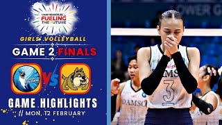 ADU VS NUNS Full Game Highlights  Game 2 FINALS  UAAP Season 86 Girls Volleyball  Juniors Div [upl. by Nonnerb]