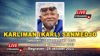 LIVE STREAMING Uitvaartdienst amp begrafenis van Karliman KARL Sanmedjo [upl. by Timi]