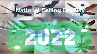 Ceiling Fan Demonstration Videos Compilation For NCFD 2022 [upl. by Basset]