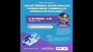 NIVEL PRIMARIO  ¿En qué términos lenguajes podemos mirar y nombrar los aprendizajes escolares [upl. by Marriott]