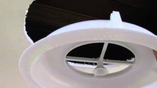 install a ceiling vent in 5 minutes  Haron 12R 340mm [upl. by Cassil]