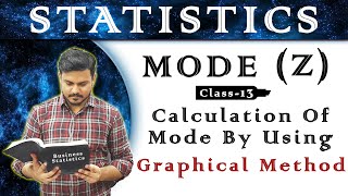 Mode  Calculation of Mode by Graphical Method in Continuous Series [upl. by Lemart]