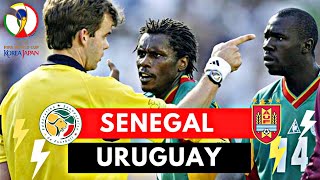 Uruguay vs Senegal 33 All Goals amp Highlights  World Cup 2002 [upl. by Akenehs]