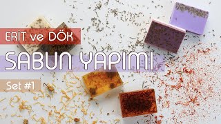 Erit ve Dök Sabun Yapımı Set 1  Melt amp Pour Soap Making Kit [upl. by Austina197]