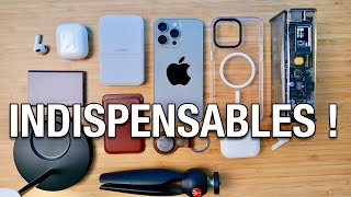 iPhone 15 et 15 Pro  les INDISPENSABLES Accessoires [upl. by Ahsias]