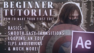 how to make your first edit  after effects beginner tutorial [upl. by Lleoj]