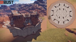 RUST  Best Group Base  Unraidable Base  Cheap To Build  2017  Blue Prints [upl. by Guise103]