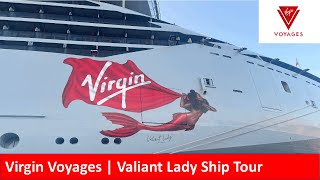 Virgin Voyages  Valiant Lady  Full Ship Tour [upl. by Rustie]