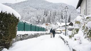 A Snowy Day Around Samoens Village [upl. by Rolat]