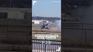 Texas pilot ejects from F35B near White Settlement [upl. by Aenad801]