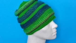 How to Knit  Knitted Hat Top Down  How to increase [upl. by Iridissa]