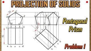 Projection of SolidsProblem 1 in AUTOCAD [upl. by Isia]