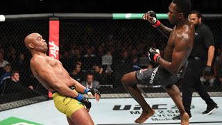 Israel Adesanya and Anderson Silva Cross Paths  UFC 234 2019  On This Day [upl. by Sairu]