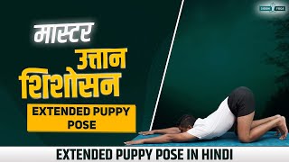 उत्तान शिशोसन Master Uttana Shishosana 🐾 Unleash Your Flexibility with Extended Puppy Pose 🧘 [upl. by Eeralih]