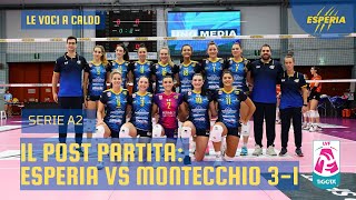 A2 18 EsperiaMontecchio 31 le voci del post partita [upl. by Ridglea739]