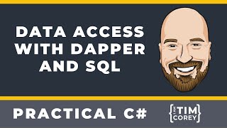 Simple C Data Access with Dapper and SQL  Minimal API Project Part 1 [upl. by Vita]